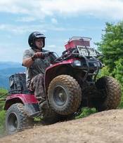 ATV on the Mountain View Trail